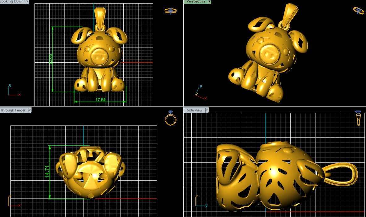 Pig Pendant